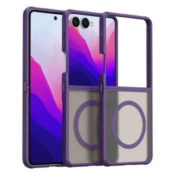 Калъф Techsuit - HaloFrost II MagSafe - Samsung Galaxy Z Flip8 - Лилав