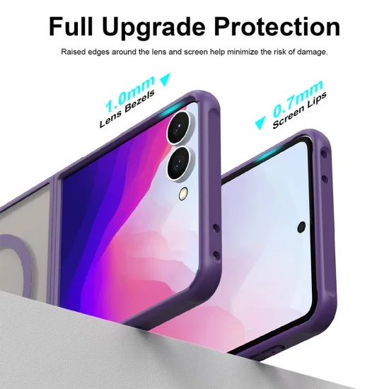 Калъф Techsuit - HaloFrost II MagSafe - Samsung Galaxy Z Flip8 - Лилав