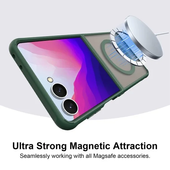 Калъф Techsuit - HaloFrost II MagSafe - Samsung Galaxy Z Flip8 - Зелен