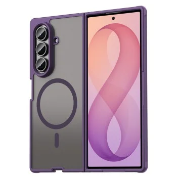 Калъф Techsuit - HaloFrost II MagSafe - Samsung Galaxy Z Fold8 Ultra - Лилав