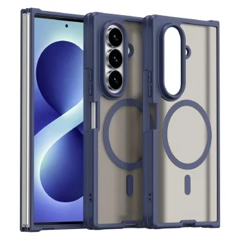 Калъф Techsuit - HaloFrost II MagSafe - Samsung Galaxy Z Fold8 Ultra - Тъмносин