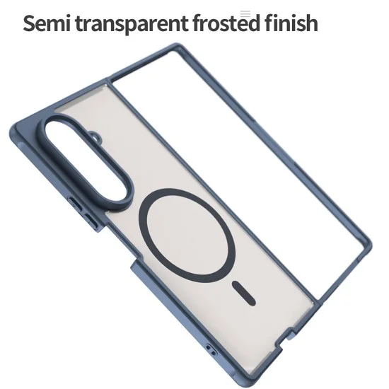 Калъф Techsuit - HaloFrost II MagSafe - Samsung Galaxy Z Fold8 Ultra - Тъмносин