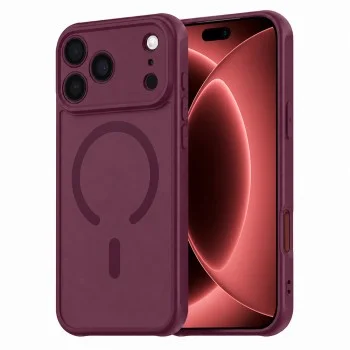 Калъф Techsuit - HaloFrost II MagSafe - iPhone 18 Pro Max / iPhone 17 Pro Max - Бордо