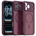 Калъф Techsuit - HaloFrost II MagSafe - iPhone 18 Pro Max / iPhone 17 Pro Max - Бордо