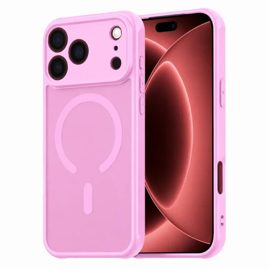 Калъф Techsuit HaloFrost II MagSafe - iPhone 18 Pro Max / iPhone 17 Pro Max - Розов