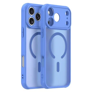 Калъф Techsuit HaloFrost II MagSafe - iPhone 18 Pro Max / iPhone 17 Pro Max - Светло син