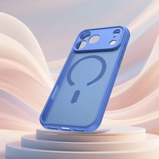 Калъф Techsuit HaloFrost II MagSafe - iPhone 18 Pro Max / iPhone 17 Pro Max - Светло син