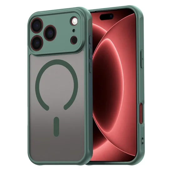 Калъф Techsuit HaloFrost II MagSafe - iPhone 18 Pro Max / iPhone 17 Pro Max - Зелен