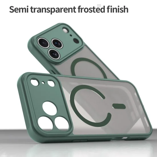 Калъф Techsuit HaloFrost II MagSafe - iPhone 18 Pro Max / iPhone 17 Pro Max - Зелен