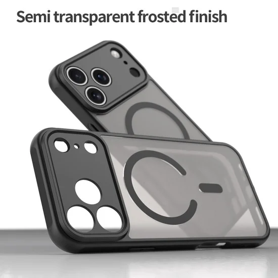 Калъф Techsuit HaloFrost II MagSafe - iPhone 18 Pro / iPhone 17 Pro - Черен