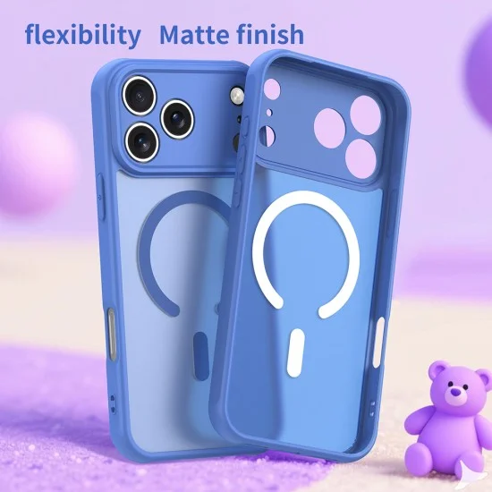 Калъф Techsuit HaloFrost II MagSafe - iPhone 18 Pro / iPhone 17 Pro - Светло син