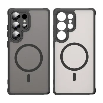 Калъф Techsuit HaloFrost II MagSafe (самостоятелни отвори за камерите) - Samsung Galaxy S26 Ultra - Черен