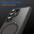 Калъф Techsuit HaloFrost II MagSafe (самостоятелни отвори за камерите) - Samsung Galaxy S26 Ultra - Черен