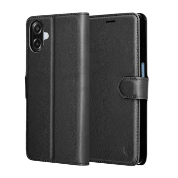 Калъф – Techsuit Leather Folio – Samsung Galaxy A07 4G – Черен