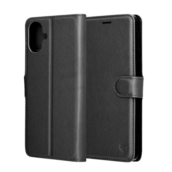 Калъф – Techsuit Leather Folio – Samsung Galaxy A07 4G – Черен
