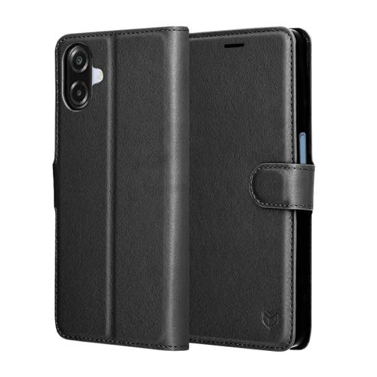 Калъф – Techsuit Leather Folio – Samsung Galaxy A07 4G – Черен