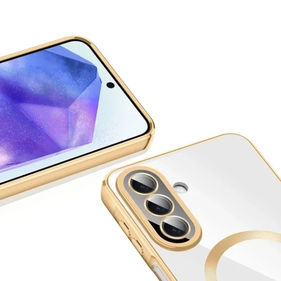 Калъф Techsuit Luxury Crystal MagSafe - Samsung Galaxy A27 5G - Червен