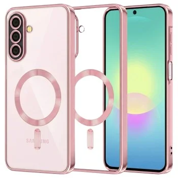 Калъф Techsuit Luxury Crystal MagSafe - Samsung Galaxy A27 5G - Розов