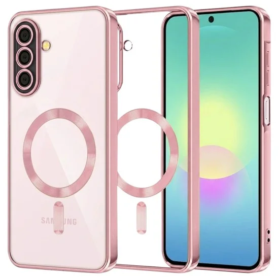 Калъф Techsuit Luxury Crystal MagSafe - Samsung Galaxy A27 5G - Розов