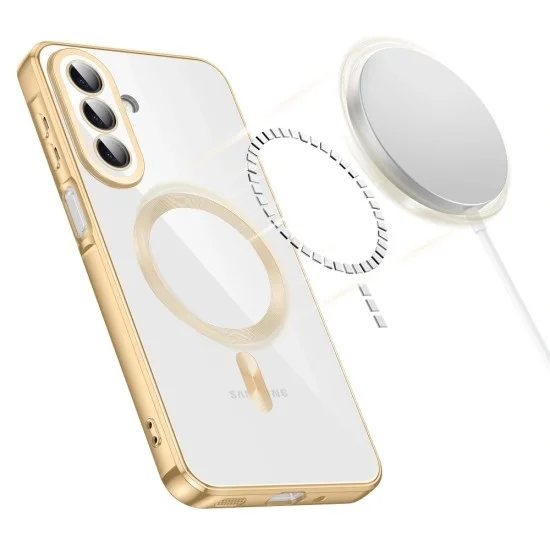 Калъф Techsuit Luxury Crystal MagSafe - Samsung Galaxy A27 5G - Розов