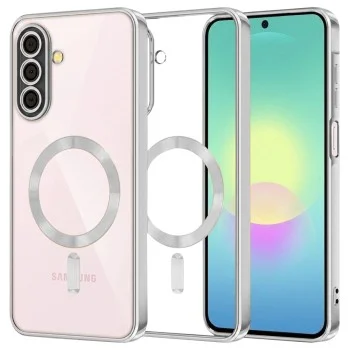 Калъф Techsuit Luxury Crystal MagSafe - Samsung Galaxy A27 5G - Сребрист