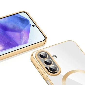 Калъф Techsuit Luxury Crystal MagSafe - Samsung Galaxy A27 5G - Сребрист