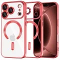 Калъф Techsuit Luxury Crystal MagSafe - iPhone 18 Pro Max / iPhone 17 Pro Max - Червен