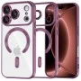 Калъф Techsuit Luxury Crystal MagSafe - iPhone 18 Pro Max / iPhone 17 Pro Max - Тъмно червен