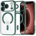 Калъф Techsuit Luxury Crystal MagSafe - iPhone 18 Pro Max / iPhone 17 Pro Max - Тъмно зелен