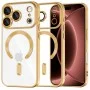 Калъф Techsuit Luxury Crystal MagSafe - iPhone 18 Pro Max / iPhone 17 Pro Max - Златист