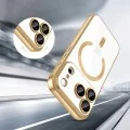 Калъф Techsuit Luxury Crystal MagSafe - iPhone 18 Pro / iPhone 17 Pro - Розов