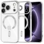 Калъф Techsuit Luxury Crystal MagSafe - iPhone 18 Pro / iPhone 17 Pro - Сребрист
