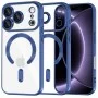 Калъф Techsuit Luxury Crystal MagSafe - iPhone 18 Pro / iPhone 17 Pro - Тъмно син