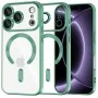 Калъф Techsuit Luxury Crystal MagSafe - iPhone 18 Pro / iPhone 17 Pro - Зелен
