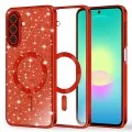 Калъф Techsuit Luxury Glitter MagSafe - Samsung Galaxy A27 5G - Червен