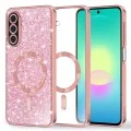 Калъф Techsuit Luxury Glitter MagSafe - Samsung Galaxy A27 5G - Розов