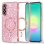 Калъф Techsuit Luxury Glitter MagSafe - Samsung Galaxy A27 5G - Розов