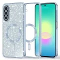 Калъф Techsuit Luxury Glitter MagSafe - Samsung Galaxy A27 5G - Светло син