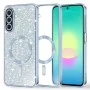 Калъф Techsuit Luxury Glitter MagSafe - Samsung Galaxy A27 5G - Светло син