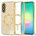 Калъф Techsuit Luxury Glitter MagSafe - Samsung Galaxy A27 5G - Златист