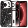 Калъф Techsuit Luxury Glitter MagSafe - iPhone 18 Pro Max / iPhone 17 Pro Max - Черен