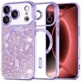 Калъф Techsuit Luxury Glitter MagSafe - iPhone 18 Pro Max / iPhone 17 Pro Max - Светло лилав