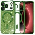 Калъф Techsuit Luxury Glitter MagSafe - iPhone 18 Pro Max / iPhone 17 Pro Max - Зелен