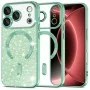 Калъф Techsuit Luxury Glitter MagSafe - iPhone 18 Pro Max / iPhone 17 Pro Max - Зелен