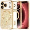 Калъф Techsuit Luxury Glitter MagSafe - iPhone 18 Pro Max / iPhone 17 Pro Max - Златист