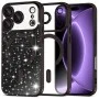 Калъф Techsuit Luxury Glitter MagSafe - iPhone 18 Pro / iPhone 17 Pro - Черен