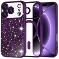 Калъф Techsuit Luxury Glitter MagSafe - iPhone 18 Pro / iPhone 17 Pro - Тъмно лилав