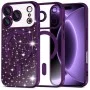 Калъф Techsuit Luxury Glitter MagSafe - iPhone 18 Pro / iPhone 17 Pro - Тъмно лилав