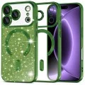 Калъф Techsuit Luxury Glitter MagSafe - iPhone 18 Pro / iPhone 17 Pro - Зелен