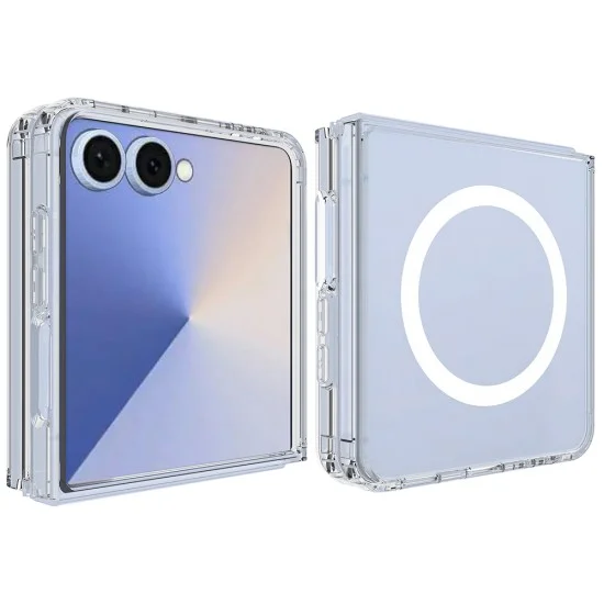Калъф Techsuit MagSafe Pro - Samsung Galaxy Z Flip8 - Прозрачен